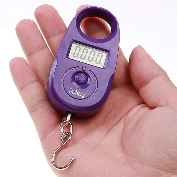 Portable electronic weighing 25kg mini pocket scale gram scales hanging scale luggage weighing fishing express scale