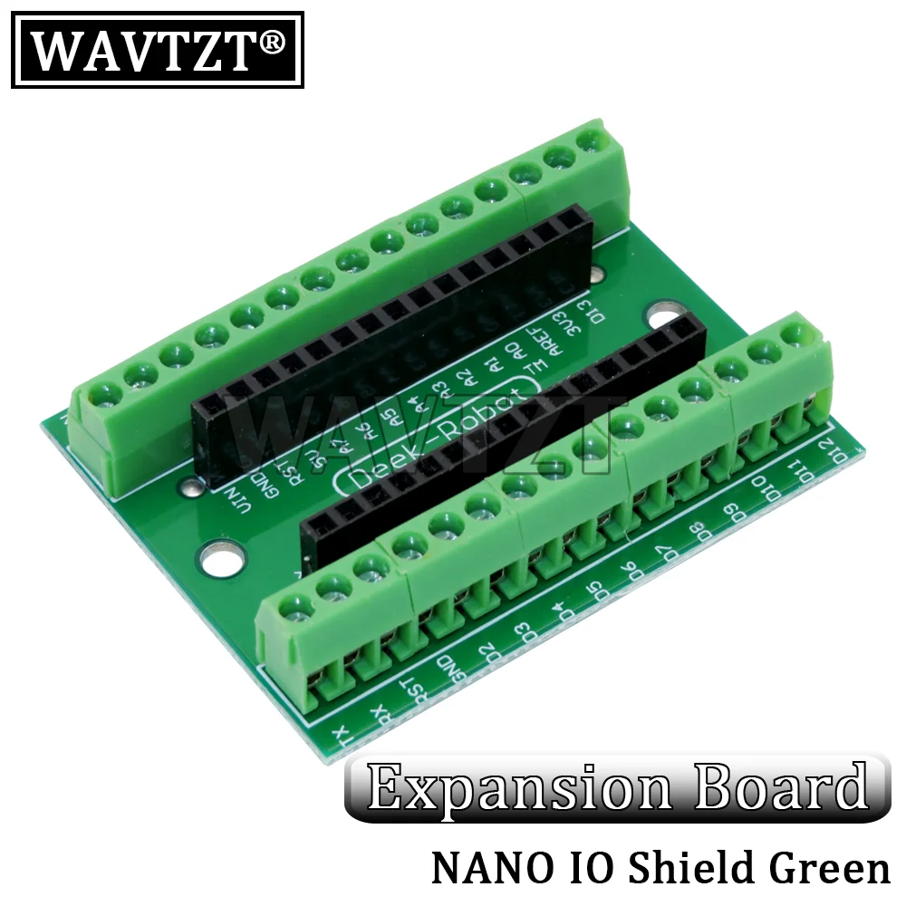 WAVTZT Standard Terminal Adapter Board For Arduino Nano 3.0 V3.0 AVR ATMEGA328P ATMEGA328P-AU Module Expansion Shiled Module