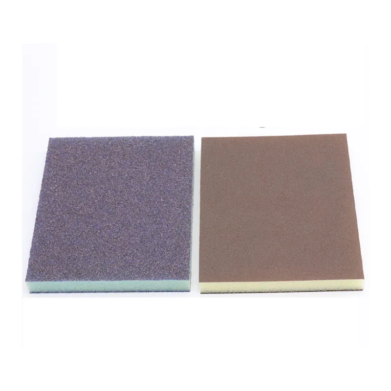 Square Flexible Polishing Sanding Sponge Pads Wet/Dry Foam Sandpaper 80-220 Grit