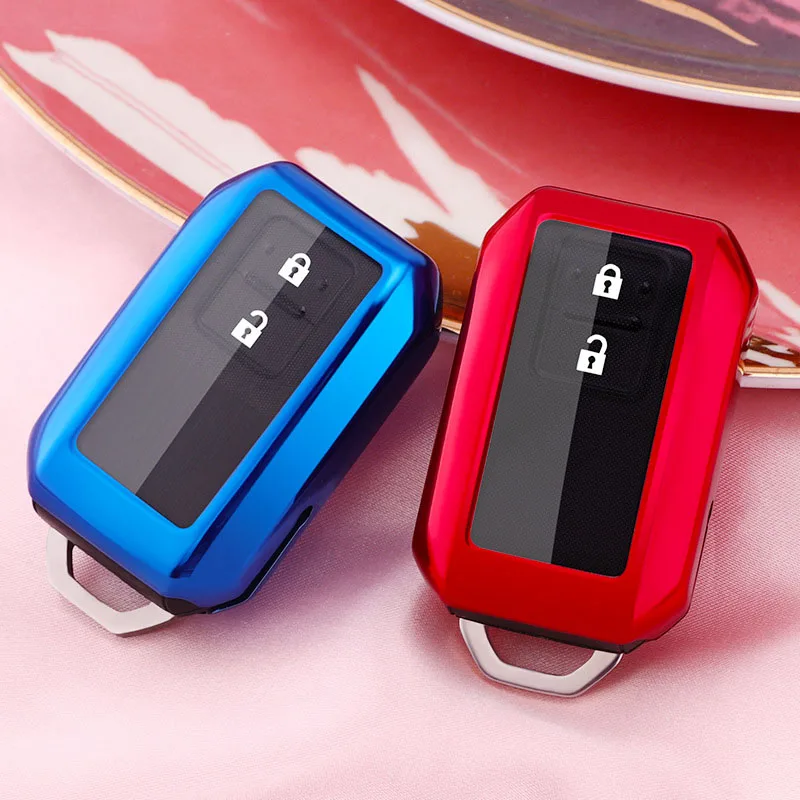 TPU car key cover case for suzuki new swift 2017 2019 2020 wagon R monopoly type 3c 2 button remote keyless holder protection