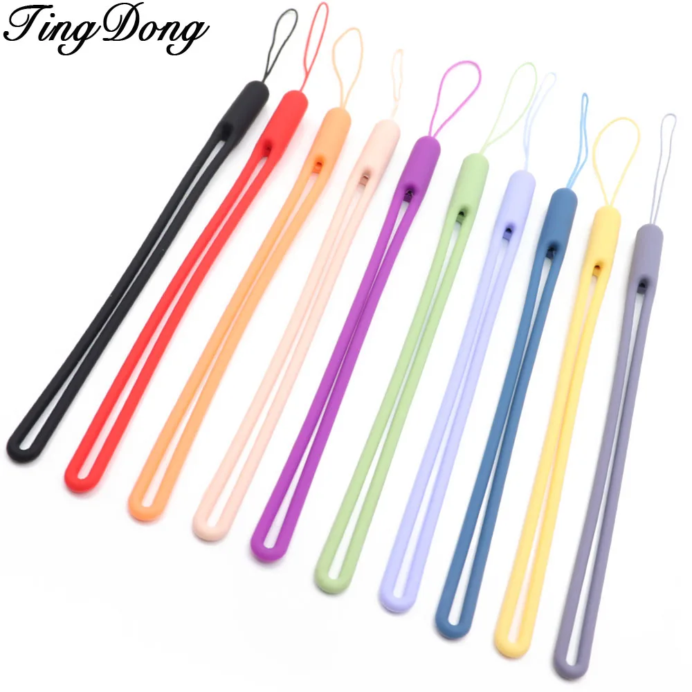 

TingDong Silicone Wrist Strap Hand Lanyard Chain Charm Camera USB Flash Drives Key Cord keycord keychain Landyard