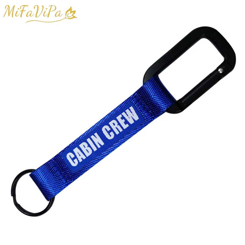 1 PC Cabin Crew Pilot llavero Keychain Flight Crew Aviation Gift Carabiner Captain Sleutelhanger Porte-cles Fashion Trinket