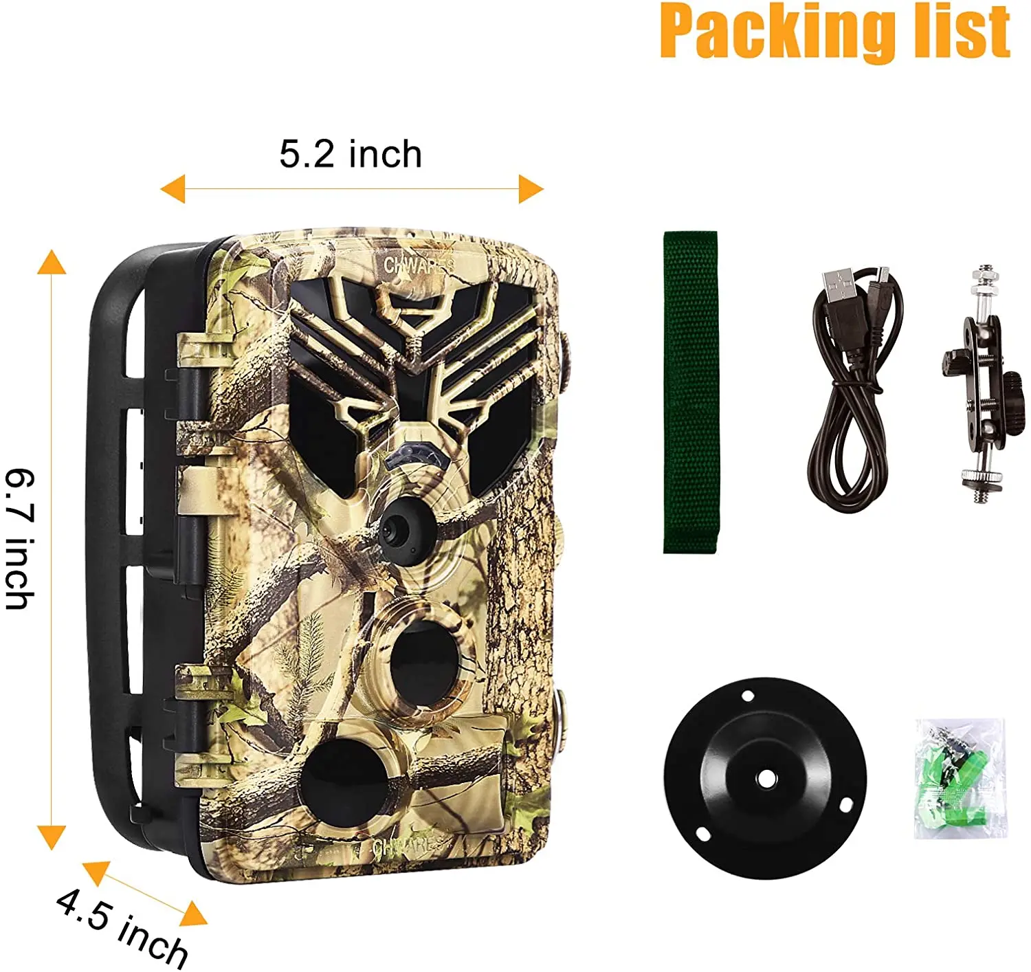 Live Show Trail Camera Wifi  APP Bluetooth Control Live Stream Hunting Cameras  24MP 1296P Night Vision Photo Traps Surveillance