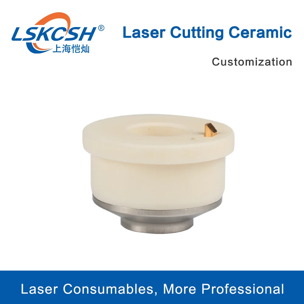 

LSKCSH High Quality Fiber Laser Ceramic Nozzle Holder For HankWang Co2 Fiber Laser Cutting Machines