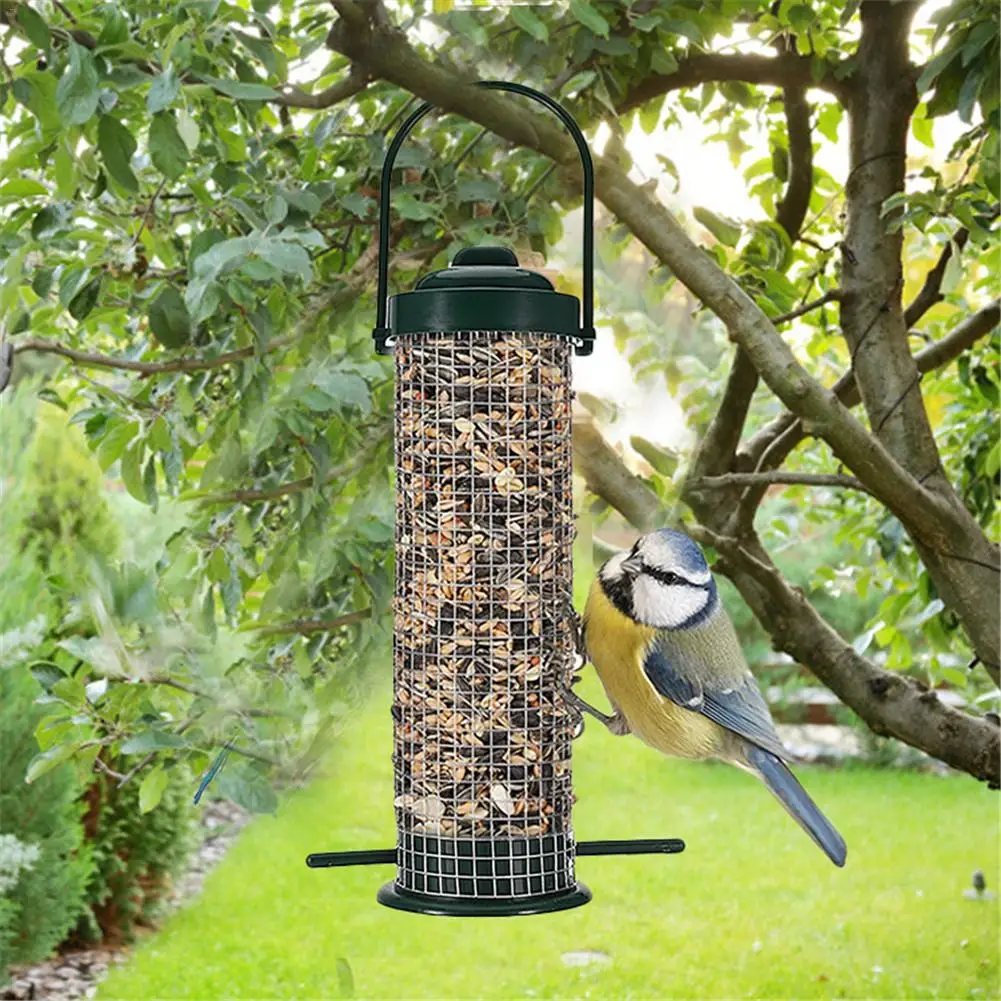 Bird Feeder Dumplings Grease Ball Rack Outdoor Food Dispenser For Tit Small Wild Birds Eye-catcher Practical High Quality