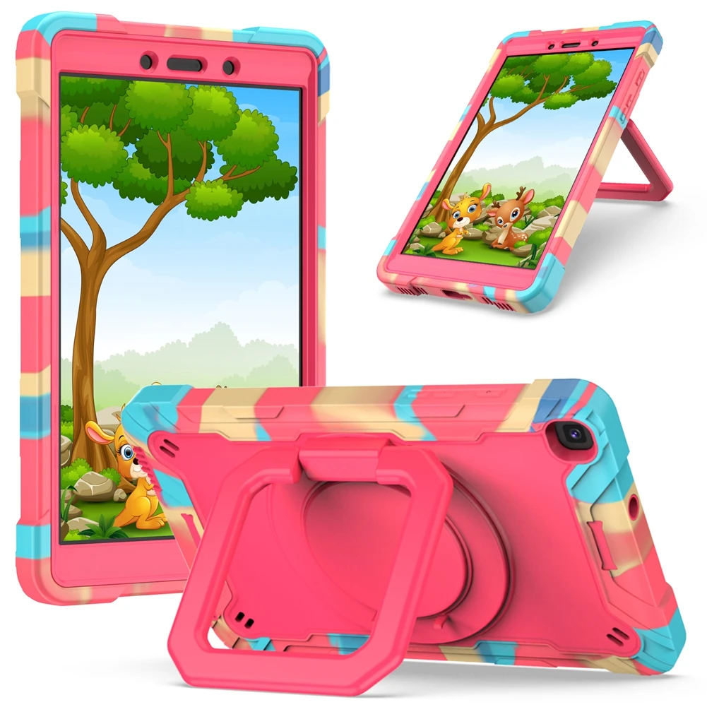 

For Samsung T290 Case 8.0" Shockproof Hand Ring stand Kids tablets Cover For Samsung Galaxy Tab A 8.0 2019 SM-T290 T295 Fundas