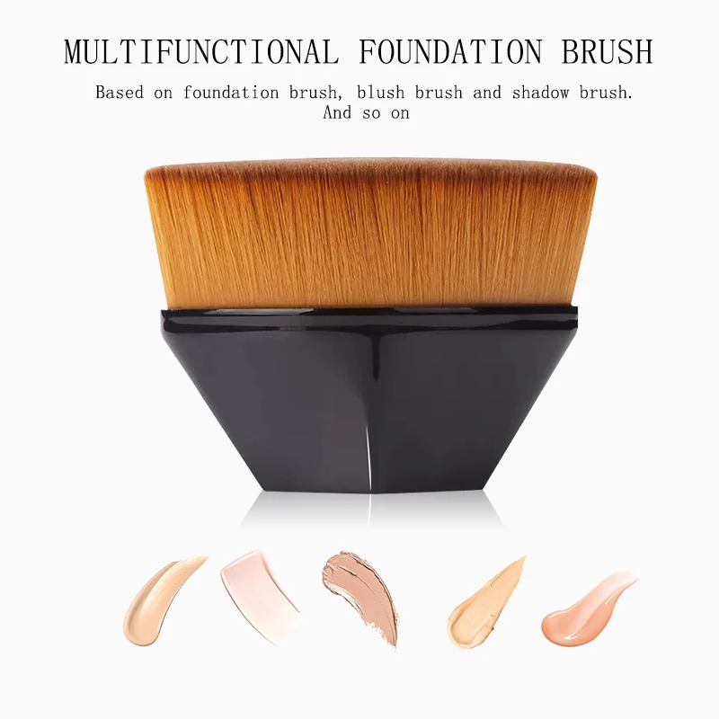 Portable No. 55 foundation make-up brush, portable brush, fiber concealer brush, promotional beauty brush