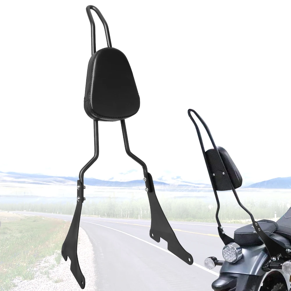 Motocykl Sissy Bar tylne oparcie pasażera czarny odpinany drążek Sissy Bar dla Harley Davidson Sportster XL 1200 883 2004-UP