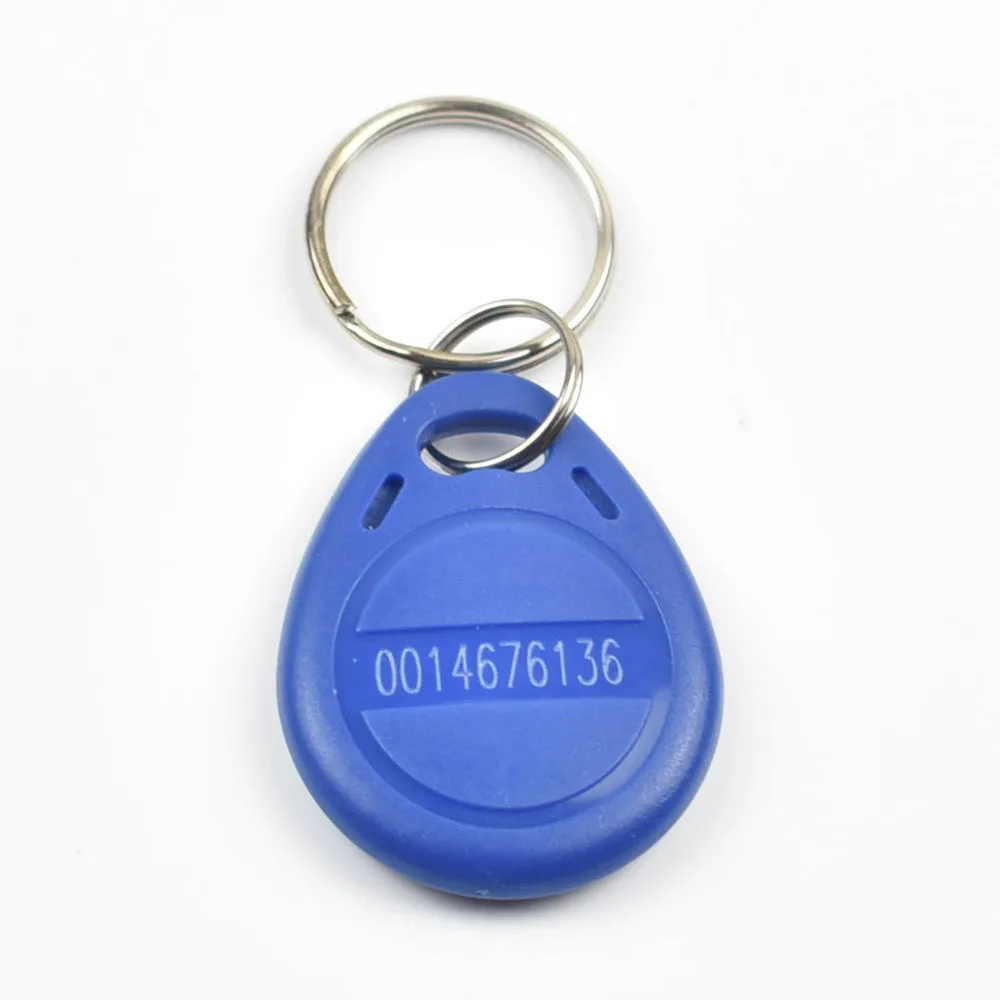 100pcs RFID 125KHz Tag  TK4100 EM4100 Proximity Keyfobs Tags RFID Card for Access Control Time Attendance
