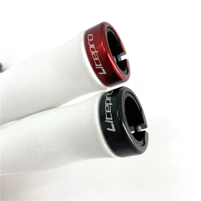 Litepro Lightweight Sponge Grip 22.2mm 130mm Mountain Bike Folding Bicycle Handlebar Grips White Color