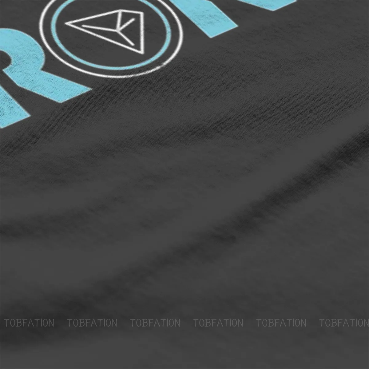 تي شيرت رجالي ماركة Tron Tronix TRX مع تشفير التشفير والرقبة على شكل حرف o من Harajuku للبيع