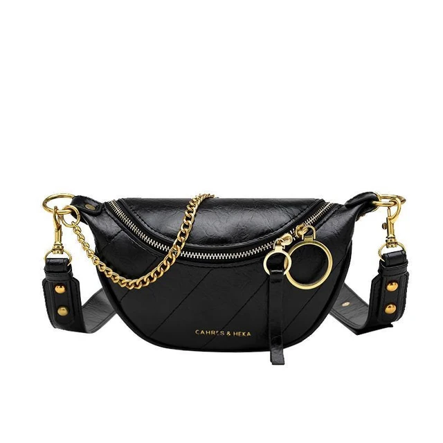 2025 nowych kobiet torby na ramię typu crossbody Casual Designer torebka z metalowym łańcuszkiem Tote kobieca skórzana kopertówka na klatkę piersiową