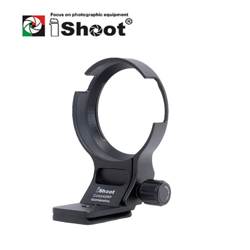 

iShoot Lens Collar for Canon RF 24-240mm F4-6.3 IS USM Tripod Mount Ring with Camera Ballhead Quick Release Plate IS-C24240RF