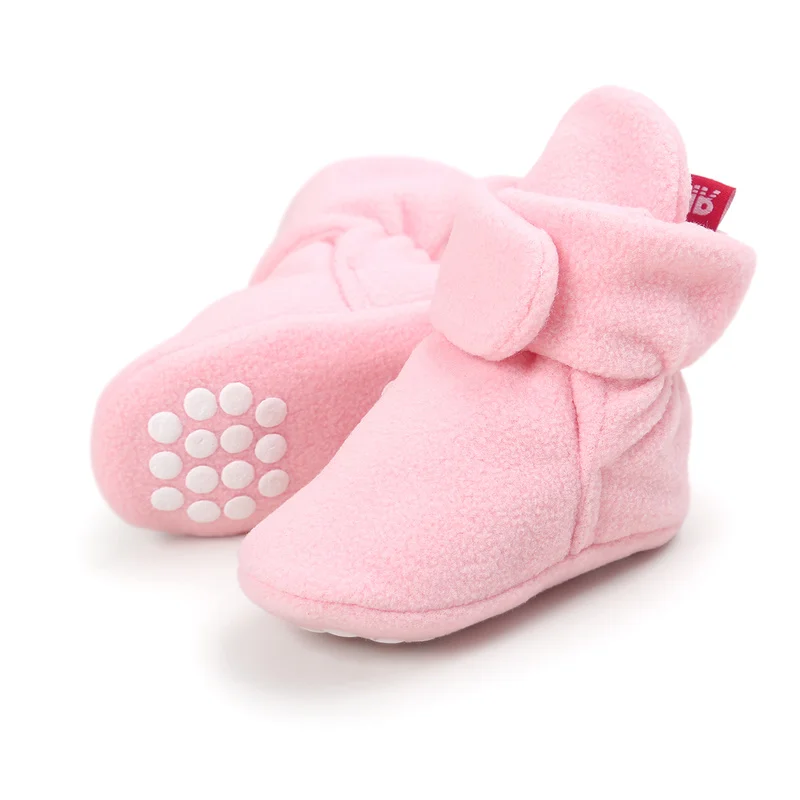 Baby Jungen Mädchen Schuhe Infant Kleinkind Erste Wanderer Booties Baumwolle Warme Comfort Soft-sohle Anti-slip Krippe Schuhe neugeborenen 0-18 Monat