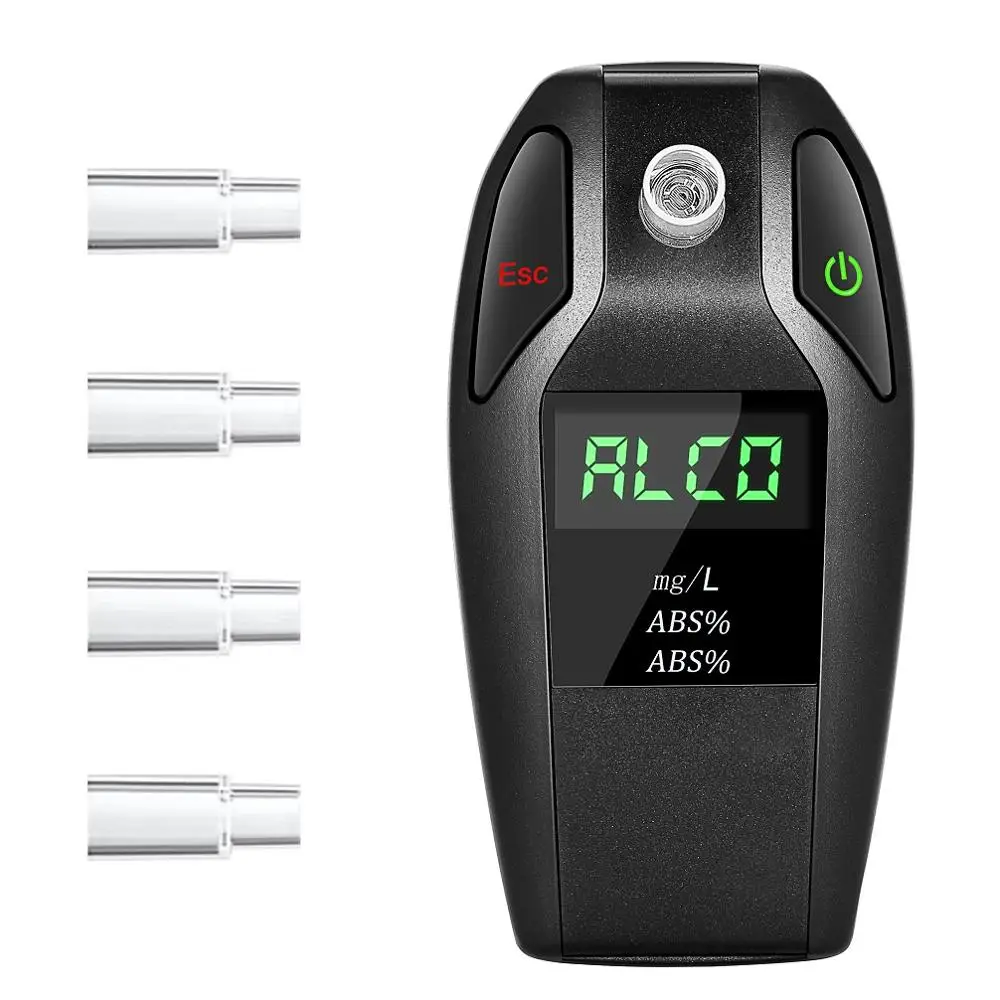 EEK-Brand ,Fuel Cell Sensor Digital Breath Alcohol Tester and Professional Grade Blood Alcohol Content  Made of Zinc Alloy