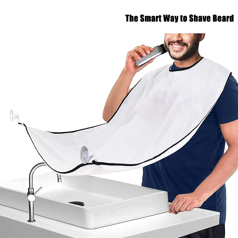 

Men Beard Shaving Bib The Smart Way to Shave Beard Trimming Apron Perfect Grooming Gift Mens Birthday Gift