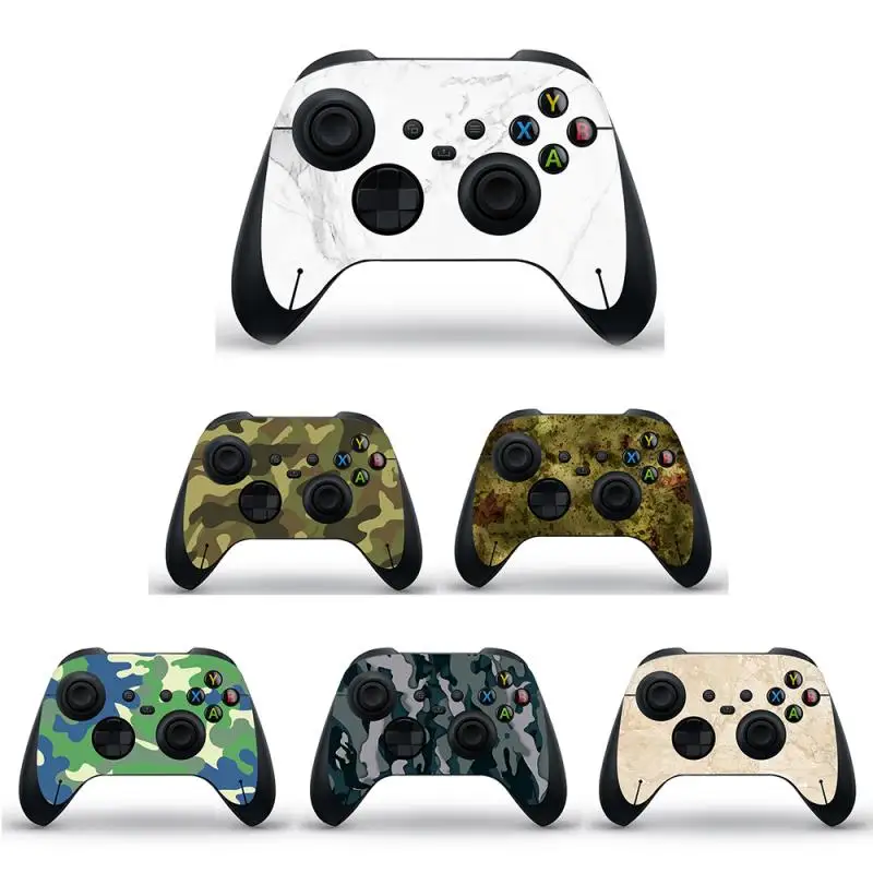 Anti-skid Handle Sticker Colorful Camo Case Cover Skin Sticker For Xbox One PlayStation 5 PS5 Controller Gaming Accessories