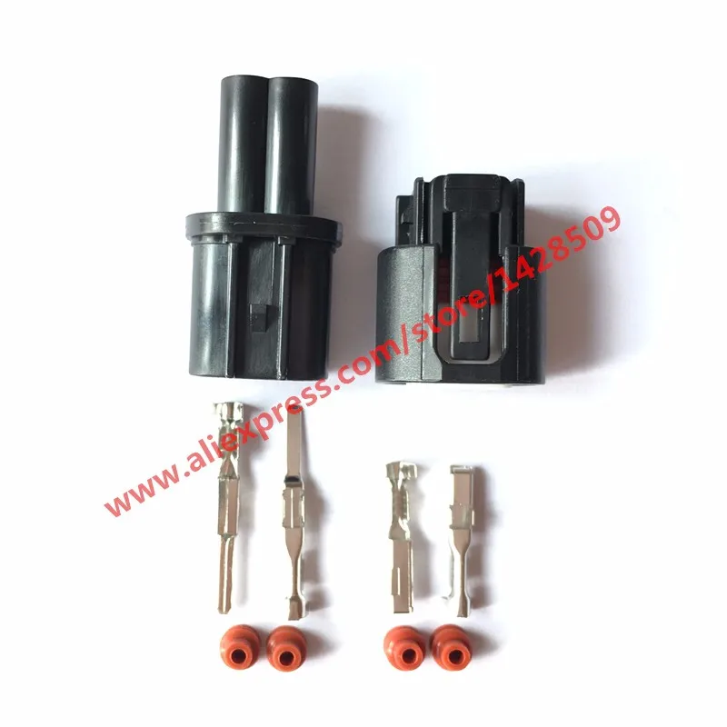 1 Pcs 2 Pin ABS Sensor Plug Female Male Sensor Connector For Toyota 6189-0706