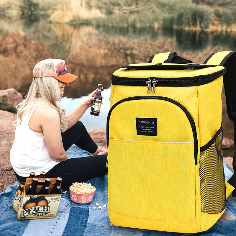 DENUONISS 20L Kann Kühltasche Mit Korkenzieher 100% Dicht Bier Kühlen Rucksack Picknick Im Freien Thermische Kühlschrank Tasche Kühlschrank Tasche