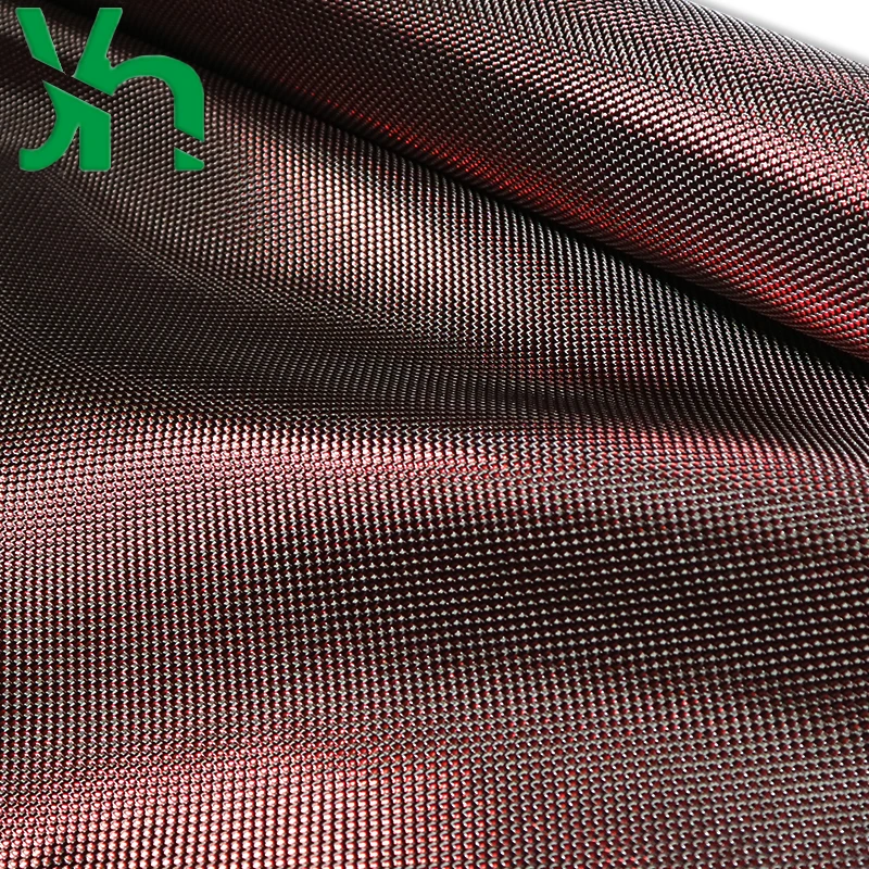 Rode Metalic Carbon Fiber Doek, 100% 3K Carbon Fiber + Rode Metalen Doek, diy Auto Onderdelen Oppervlak Decoratie