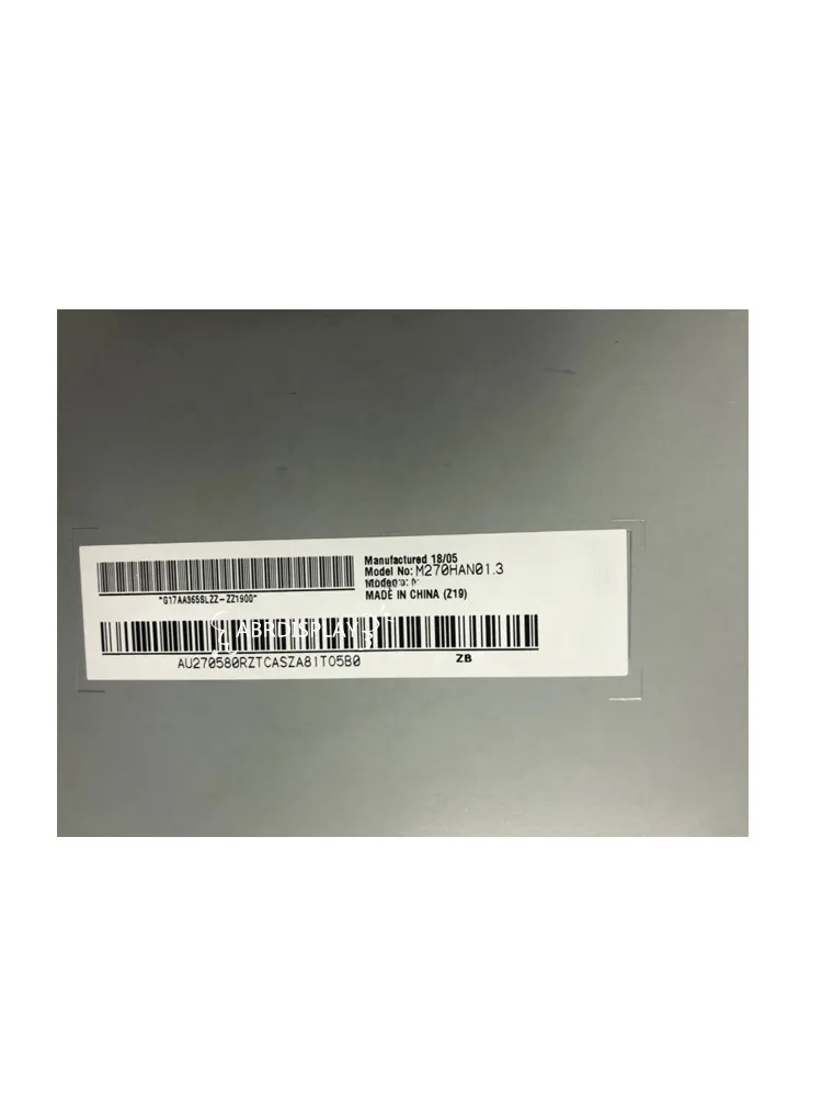 Panel Display LCD M270HAN01.3 Layar 27 Inci Baru Asli