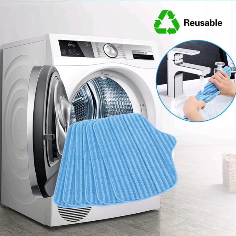 Có Thể Rửa Lau Miếng Lót Cho McCulloch MC1275 Microfiber Hơi Nước Lau Nhà Vải Vải Vụn Cho Steamfast SF-275 /SF-370 SF-140 SF-142