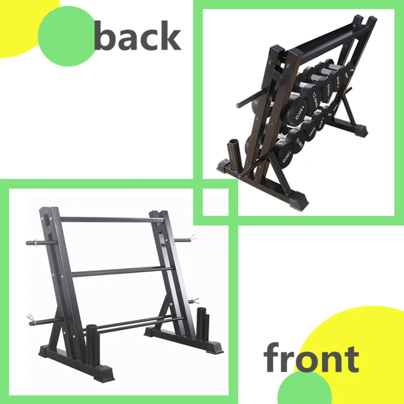 3 Tier Dumbbell Weight Rack For Home Gym Dual Vertical Stand Multifunction Rack Set Frame Sports Fitness Equipments Storage Rack