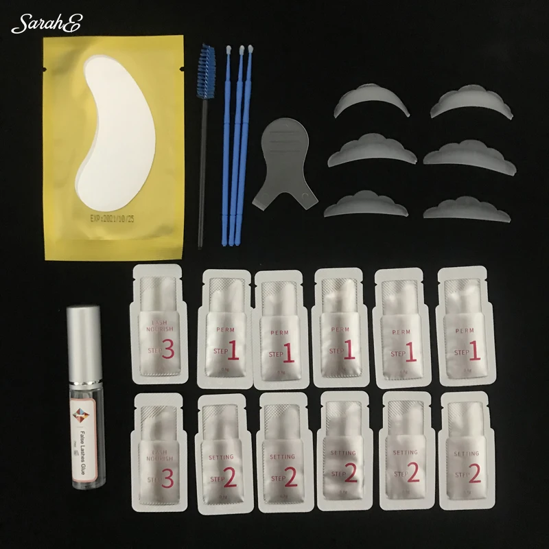 Darmowa wysyłka szybka Perm 1 par/partia saszetka lift Lotion 0.8 g/par lashes lift 5 minut stereotyp higiena wygoda użytkowania