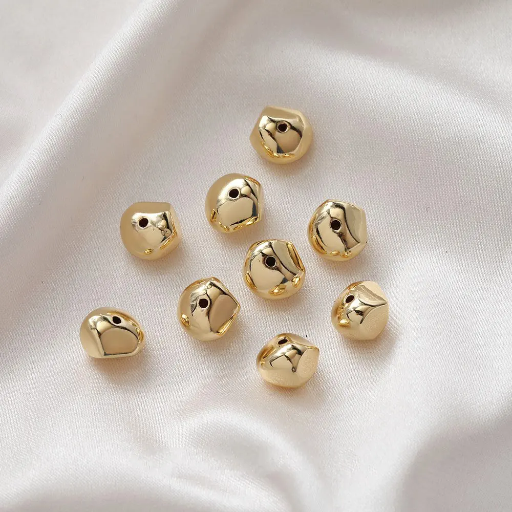 20PCS  Irregular Resin Beads Metallic Feeling Pendant Charms for Jewelry Making Diy Earrings Supplies Made Acrylic Accessories - Image 4