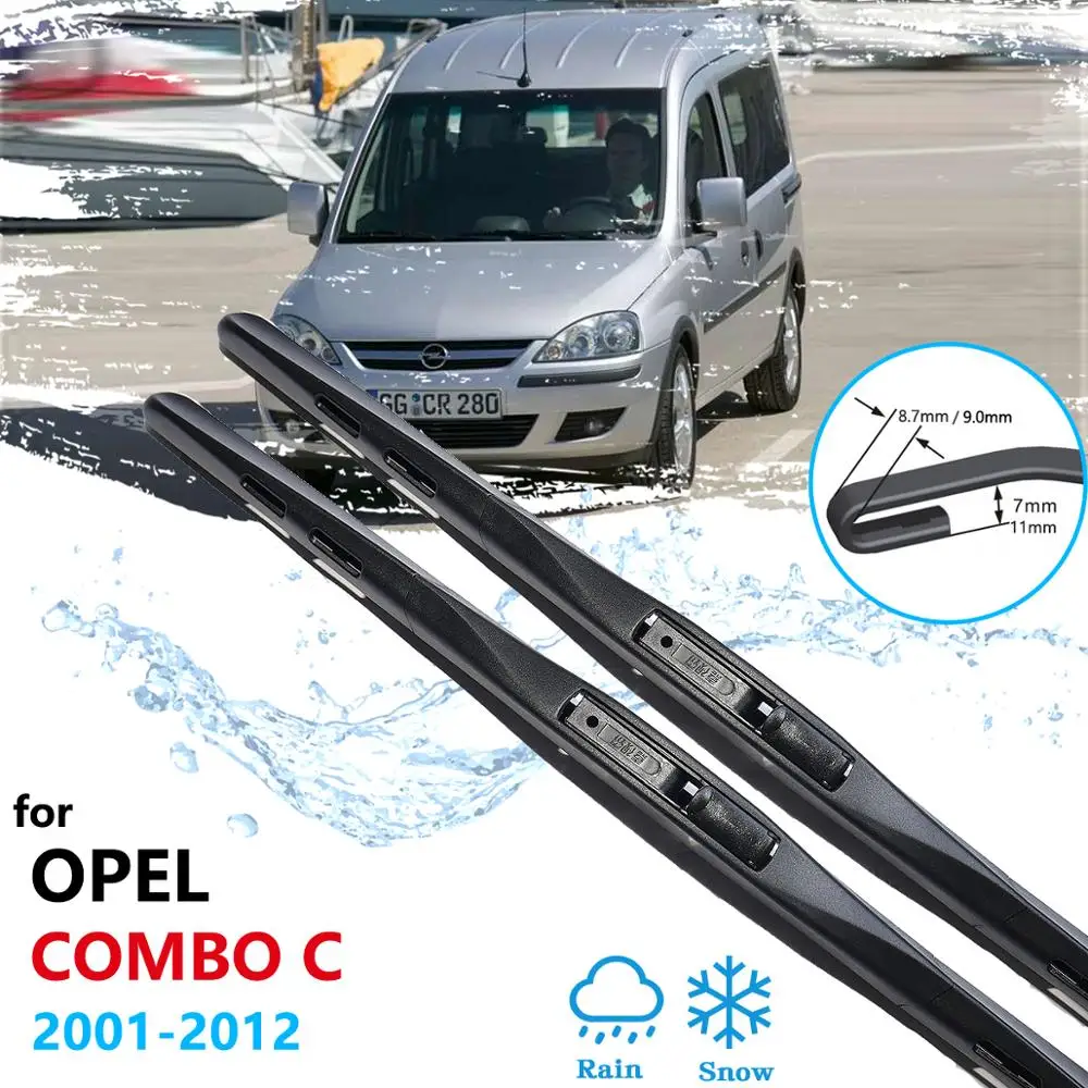 

Car Wiper Blade for Vauxhall OPEL Combo C 2001~2012 Windscreen Wipers Car Accessories 2002 2003 2004 2005 2008 2009 2010 2011