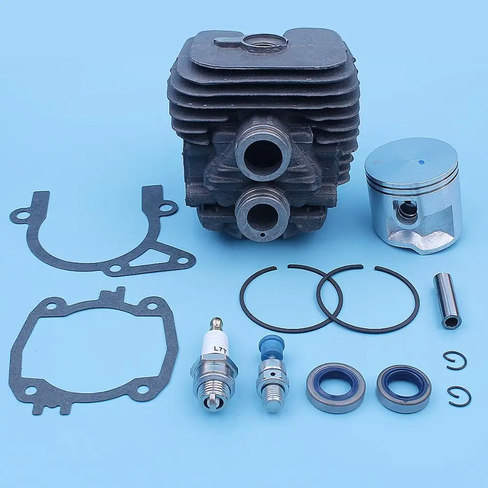 50mm Nikasil Coated Cylinder Piston Top Rebuild Kit For Stihl TS410 TS420 Cut Saw  4238-020-1205 4238-020-1202 Spare Part