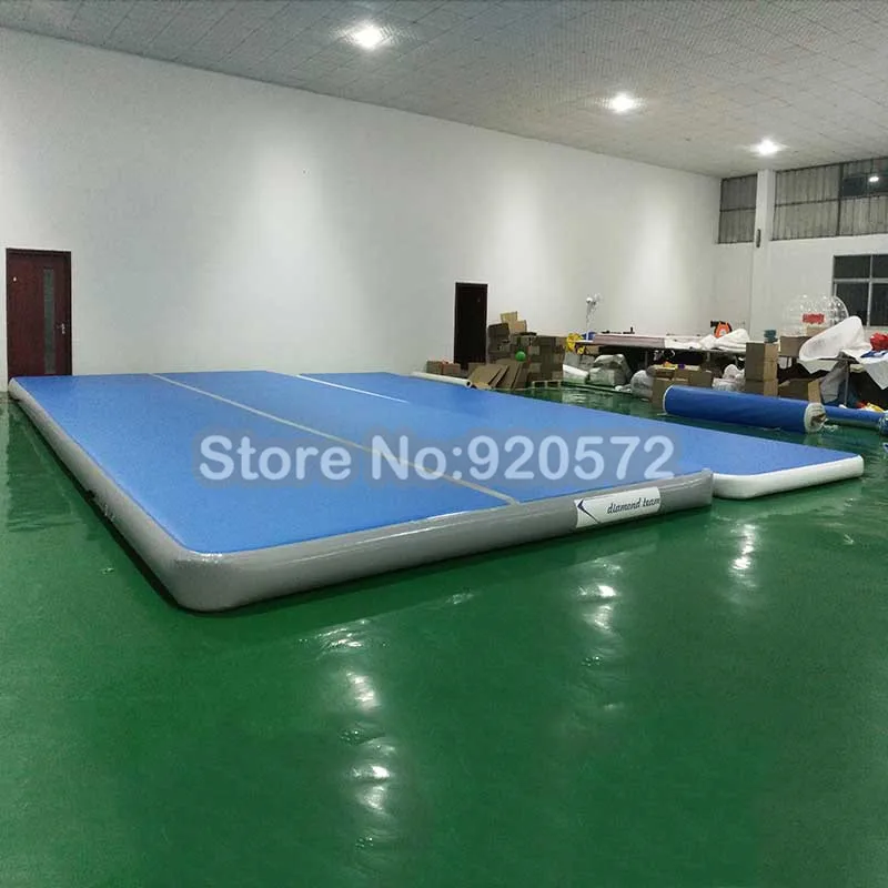 Gymnastics Track 4x4x0.3m Factory Price Inflatable Gym Air Mat Airtrack For Sale Home Gym Equipment Inflatables