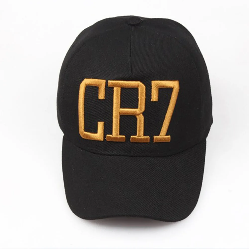 Cristiano Ronaldo-gorra de béisbol CR7 para hombre y mujer, gorro ajustable de algodón con bordado 3D de hueso, Snapback, informal, deportivo