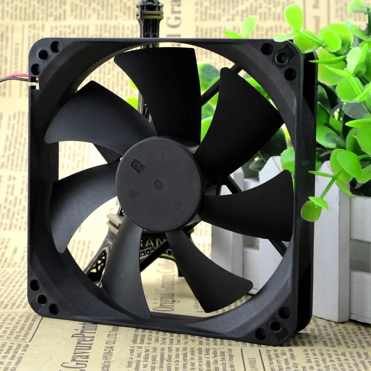 Mute chassis fan 12025 12CM D12SH-12 12V 0.30A cooling fan