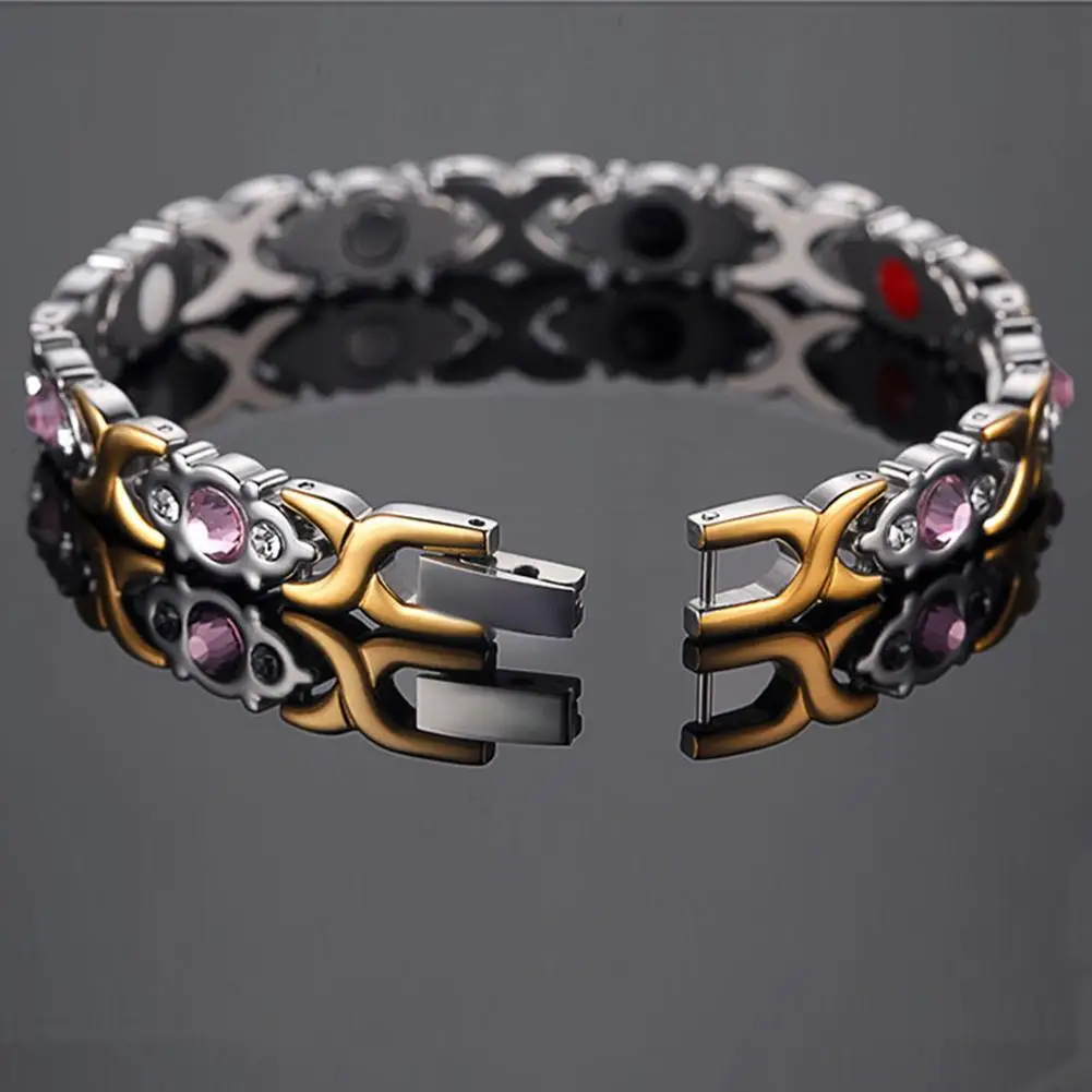 New Healthy Magnetic Bracelet for Women Power Therapy Magnets Magnetite Bracelets Bangles Men Health Care Jewelry Gift