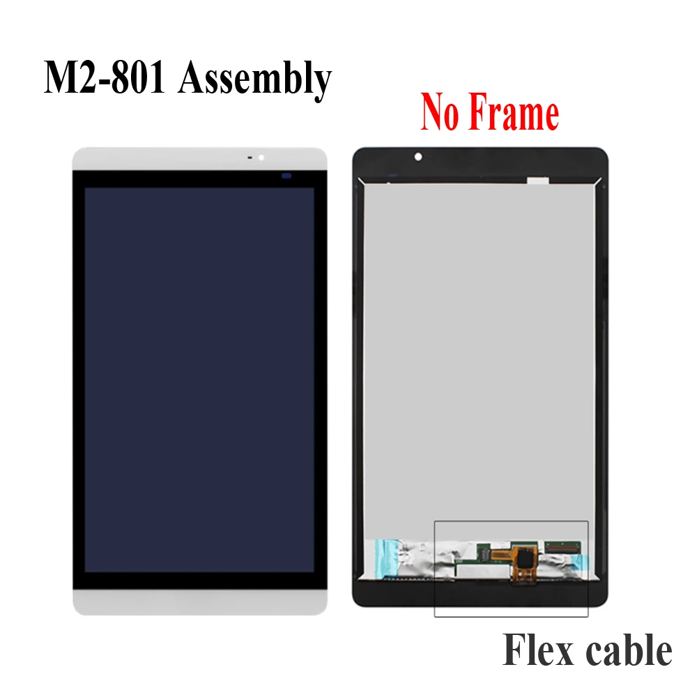 Imagem -03 - Medifor para Huawei Mediapad m2 M2801 M2901l M2-802l M2-803l Display Lcd Tela de Toque Digitador Assembléia para Huawei M2-801 Lcd 8.0