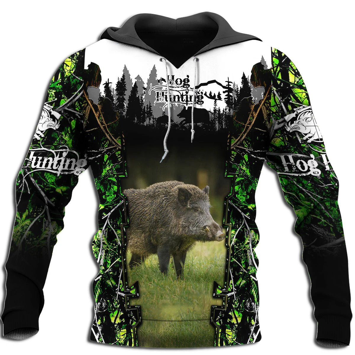 

Drop shipping Hog Hunting Animal 3D All Over Printed Mens Hoodie Harajuku Fashion Sweatshirt Unisex Casual Pullover KJ033