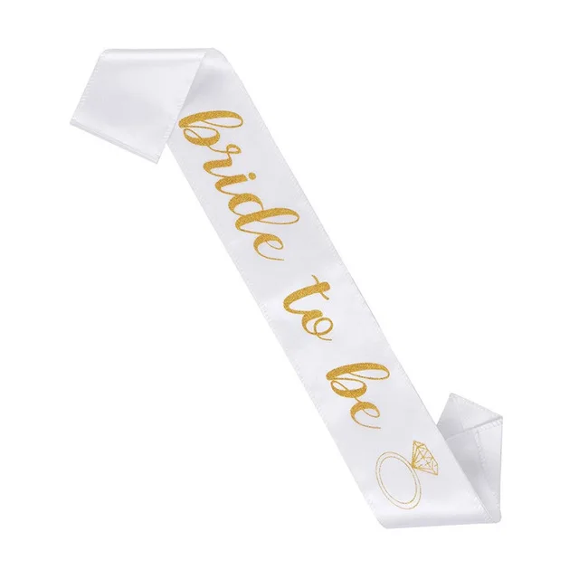 Acessórios de casamento mancha sash noiva para ser dourado noiva dama de honra nupcial para despedida de solteira hen party decoração meninas presente 2020