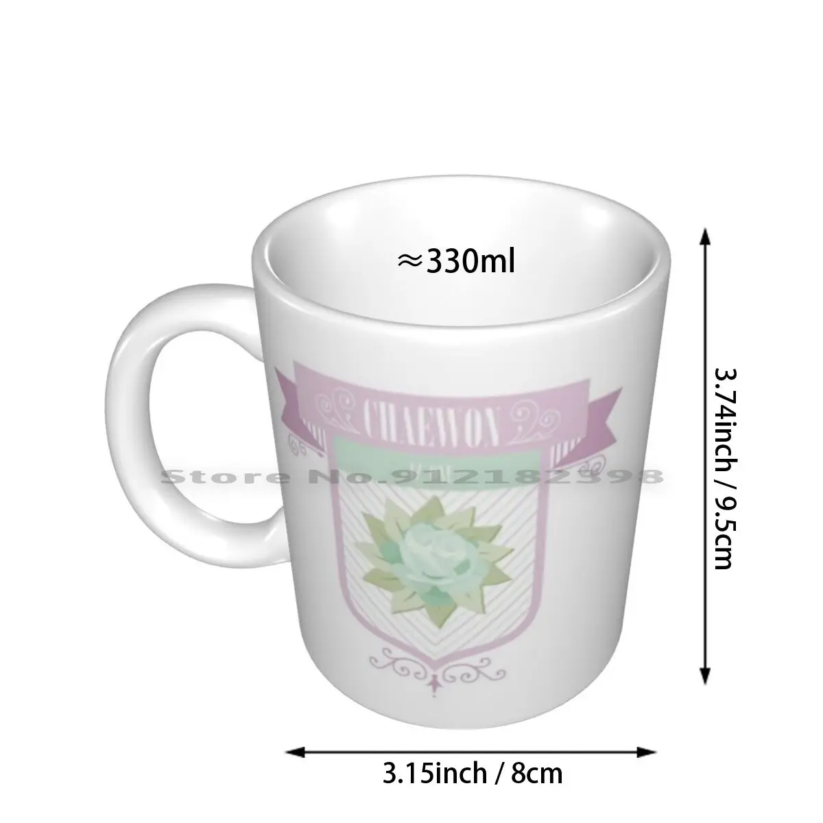 Iz * One Chaewon Crest Ceramic Mugs Coffee Cups Milk Tea Mug Izone Izone Kpop Jpop Idol ???? Iz One Kim Chaewon ?? ??? Creative