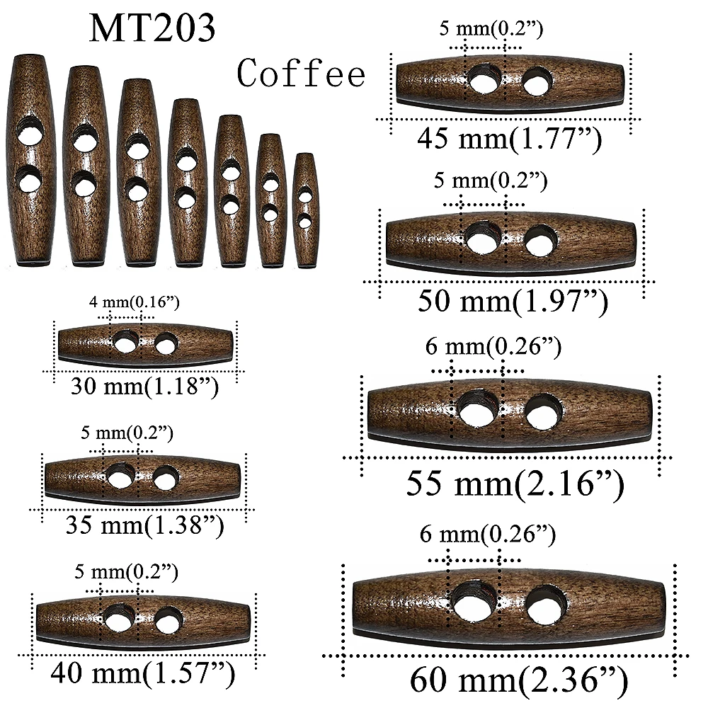 Деревянные тумблеры из натурального дерева 10 шт., деревянные пуговицы для шитья для скрапбукинга, палатки, одежды, пальто, овальные кнопки ручной работы