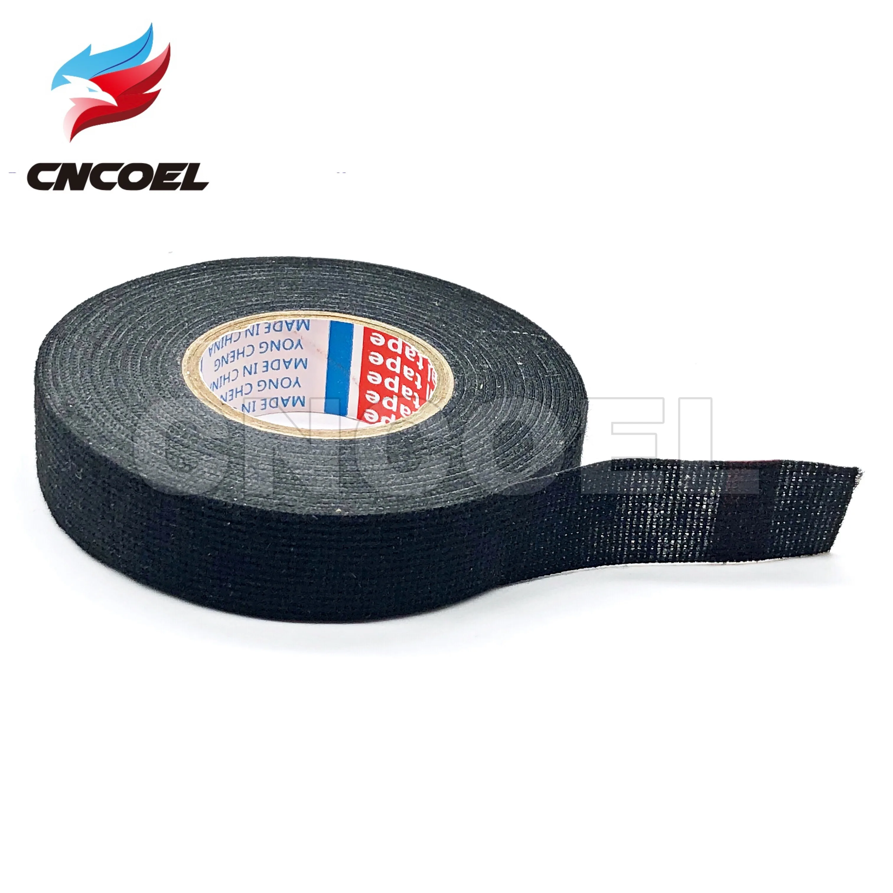 New 19mmx15m Heat-resistant Wiring Harness Tape Looms Wiring Harness Cloth Fabric Tape Adhesive Cable Protection