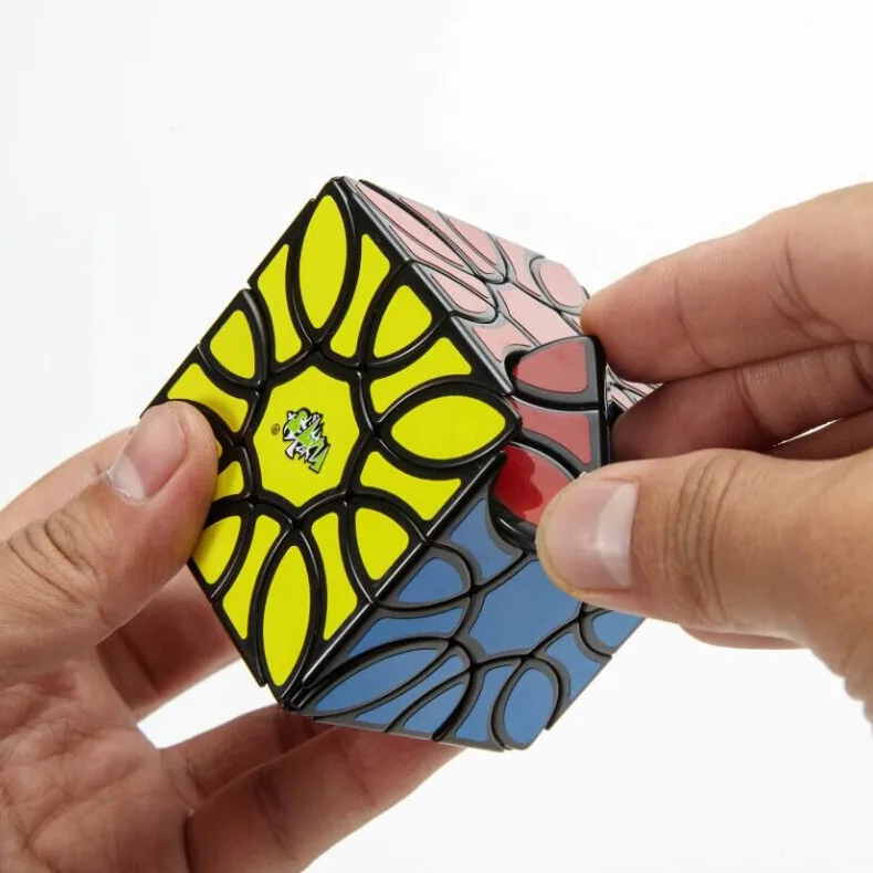 Lanlan Sunflower Magic Cube 3x3 Speed magic Cubo Magico stickers  3x3x3 baby kids toys collection educational cube puzzle lanlan