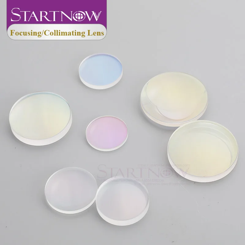 Startnow 2PCS Laser Focus Collimating Lens D37 38.1mm F100 150 200 6KW Fused Silica Lens for Raytools Precitec WSX Laser Machine