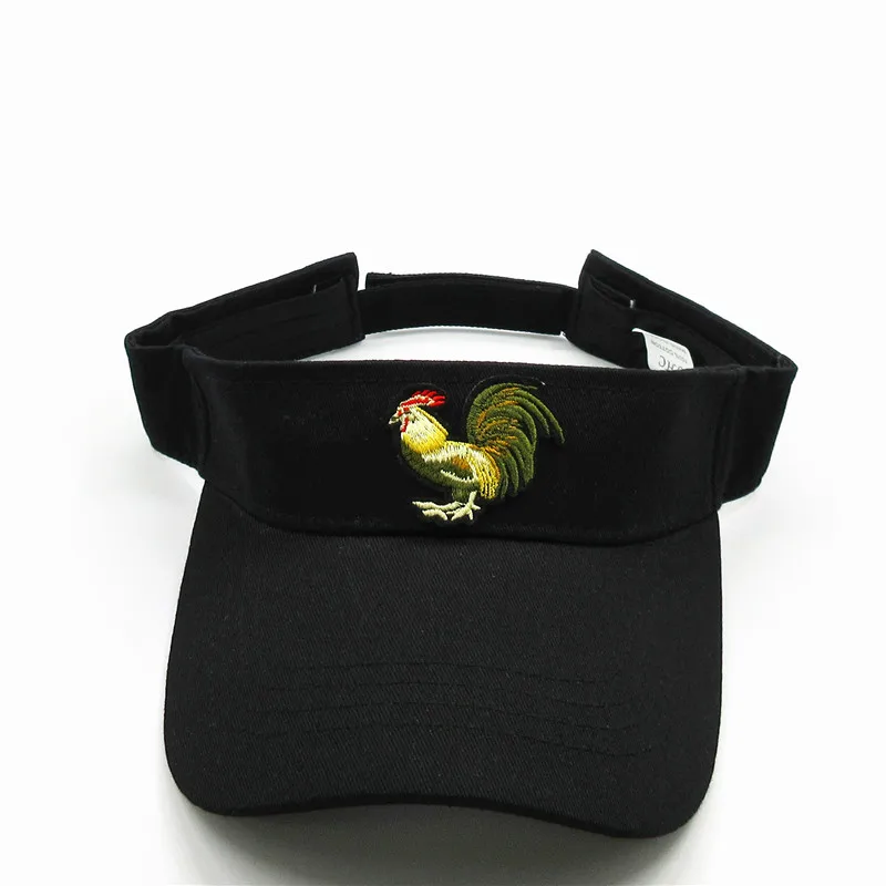 

2020 Cotton Chicken Animals Embroidery Visors Baseball Cap Adjustable Snapback Cap for Men and Women 315