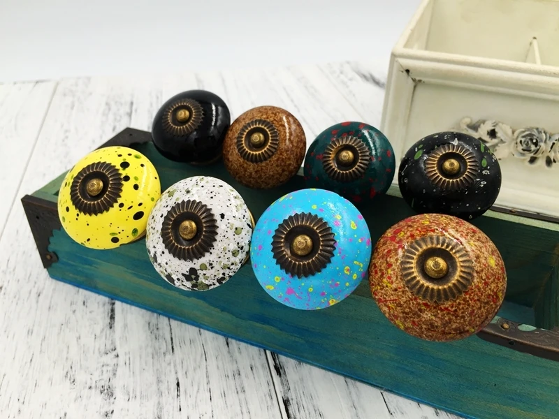 

2pcs Colorful Acrylic Cabinet Knob Cupboard Closet Dresser Drawer Pull Knob Pull Flying Saucer Style Kitchen Furniture Handle