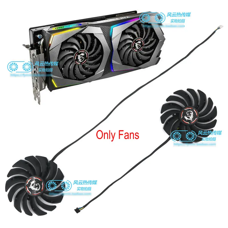 

Новый оригинальный охлаждающий вентилятор для видеокарты MSI RTX2070 GAMING GP Z X