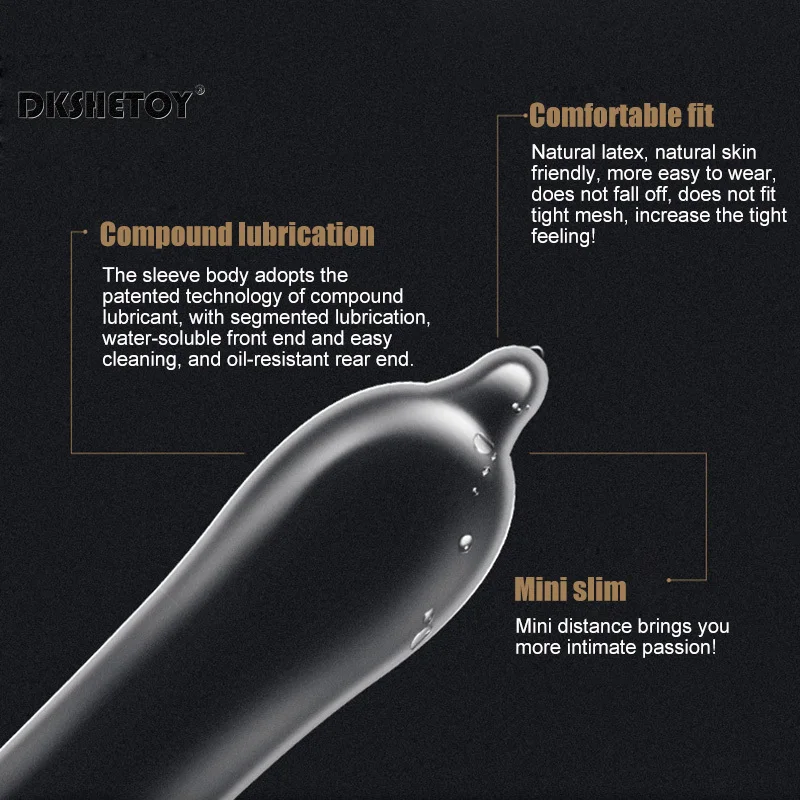 45mm Small Fit Condom Ultra Thin Latex rubber penis sleeve cock for men delay ejaculation Tight Condom adult Contraceptives