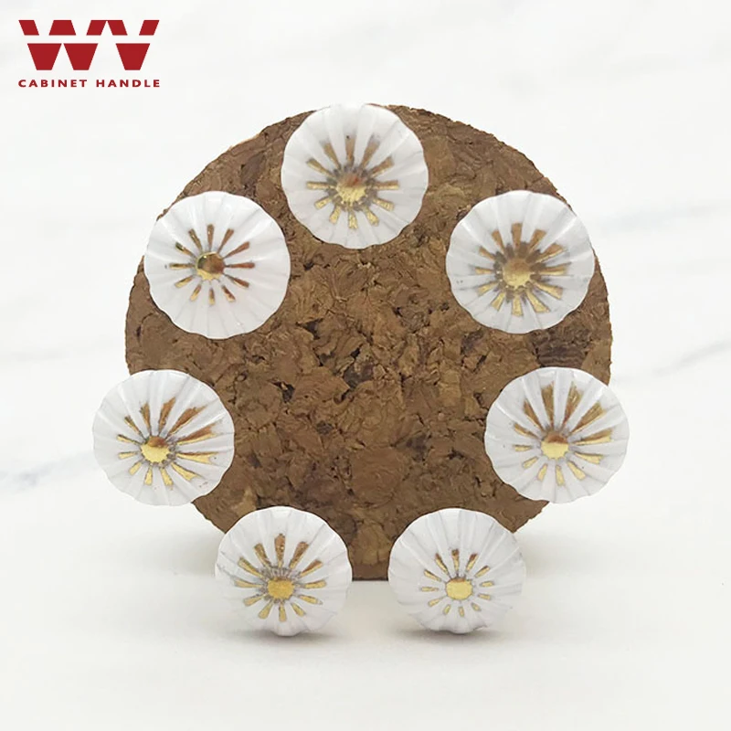 Painted Bubble Nail Sofa Nail Decoration Nail Thumbtack Tack Antique Nail Round Head Nail Can Wall White Flower Nail Hardware