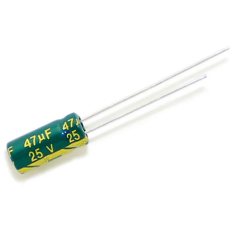 

200PCS 100UF 25V 25V100UF Aluminum Electrolytic Capacitor high-frequency 6X11MM