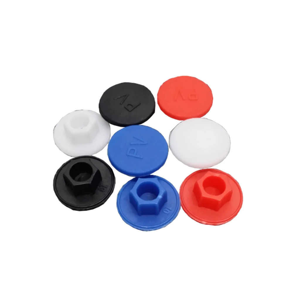 20 Pcs/Lots M3/M4/M5/M6/M8/M10/M12/M14 Anti-rust And Waterproof Cap Decorated With Nylon Inner Hexagon Screw Protective Cover